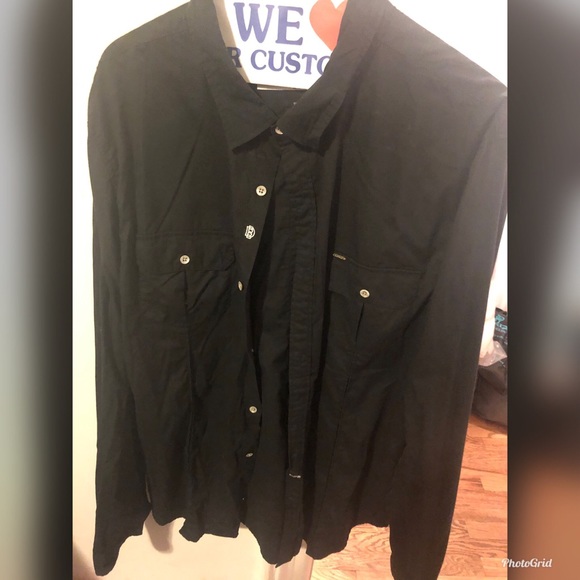 Buffalo David Bitton Other - Men’s Buffalo Jeans Black Button Down XL